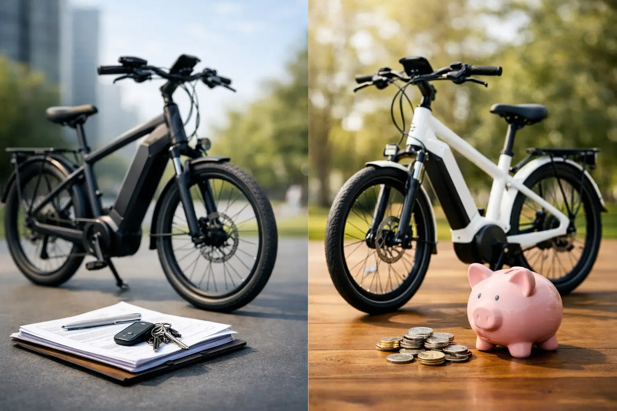 Leasefiets versus eigen e-bike vergelijken